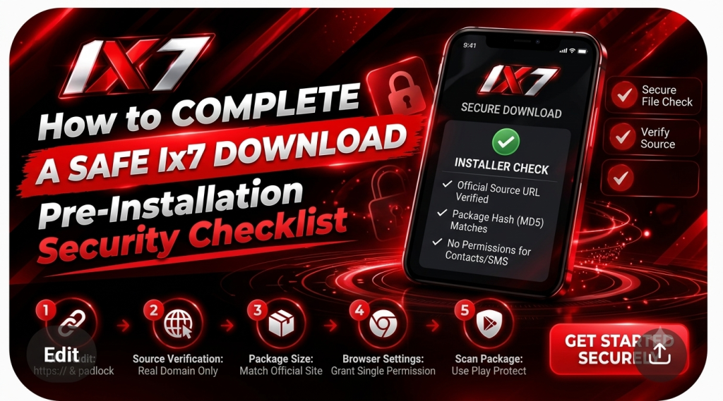 Ix7 Game Safe Download Pre Installation Security Checklist