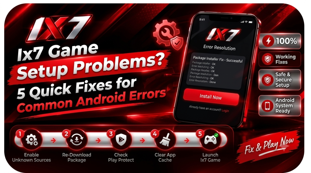 Ix7 Game Android Setup Fixes Graphic Guide