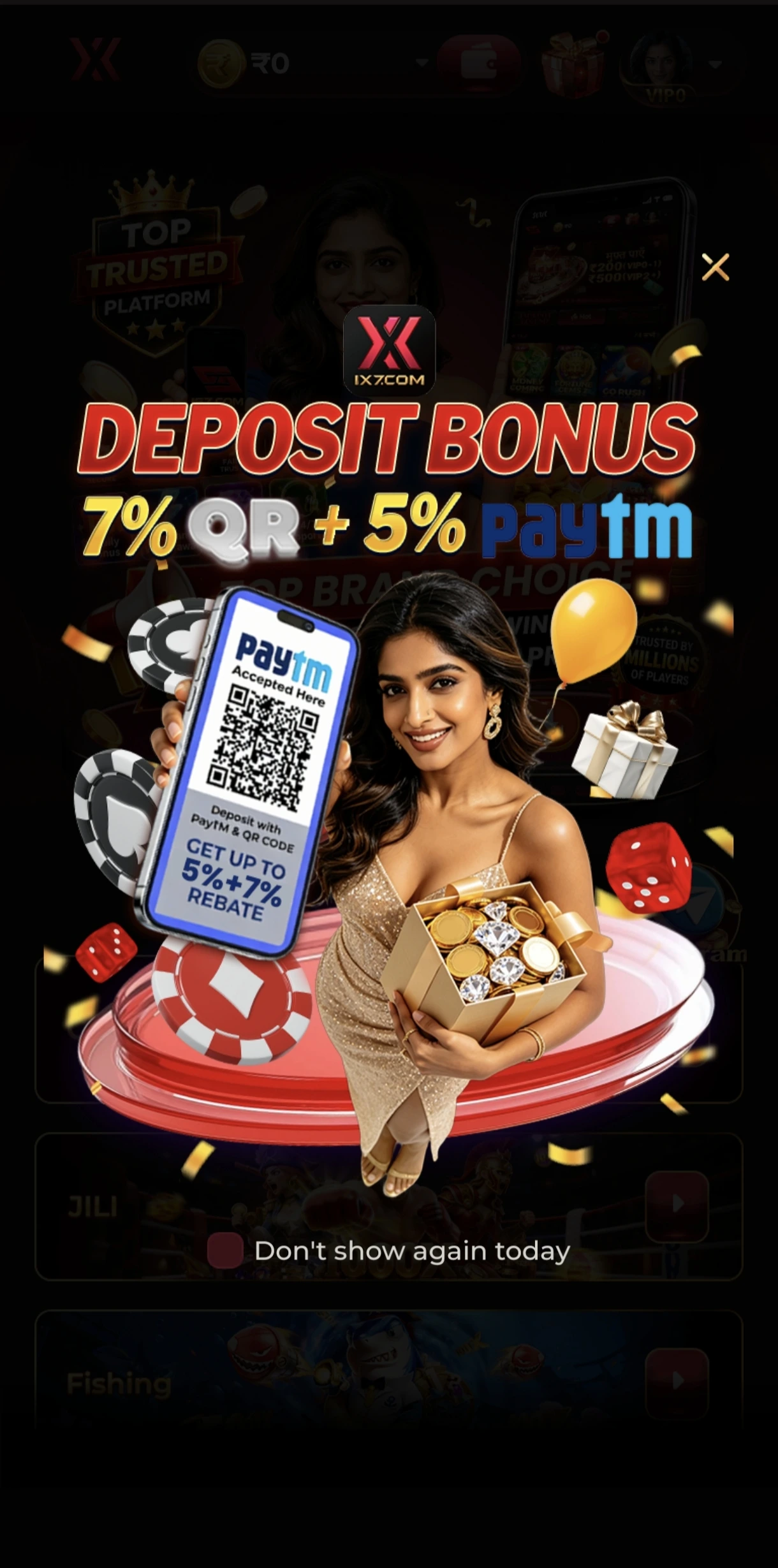ix7 Deposit Bonus